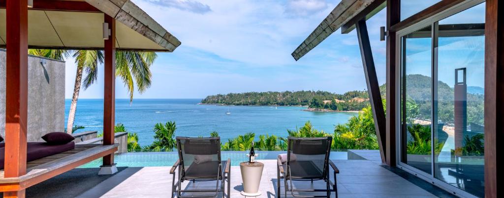 Surin Beach Oceanfront Villa with Ocean and Beach Views