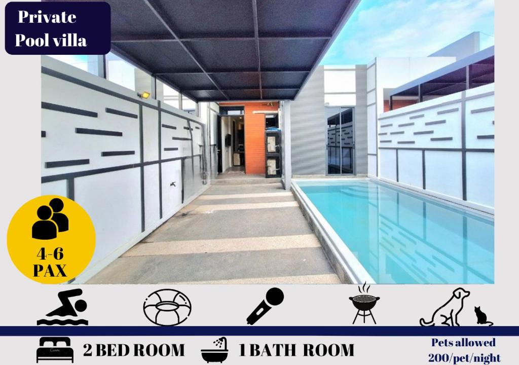 The Modern A27 Hua-Hin Private Poolvilla from Beach 3KM