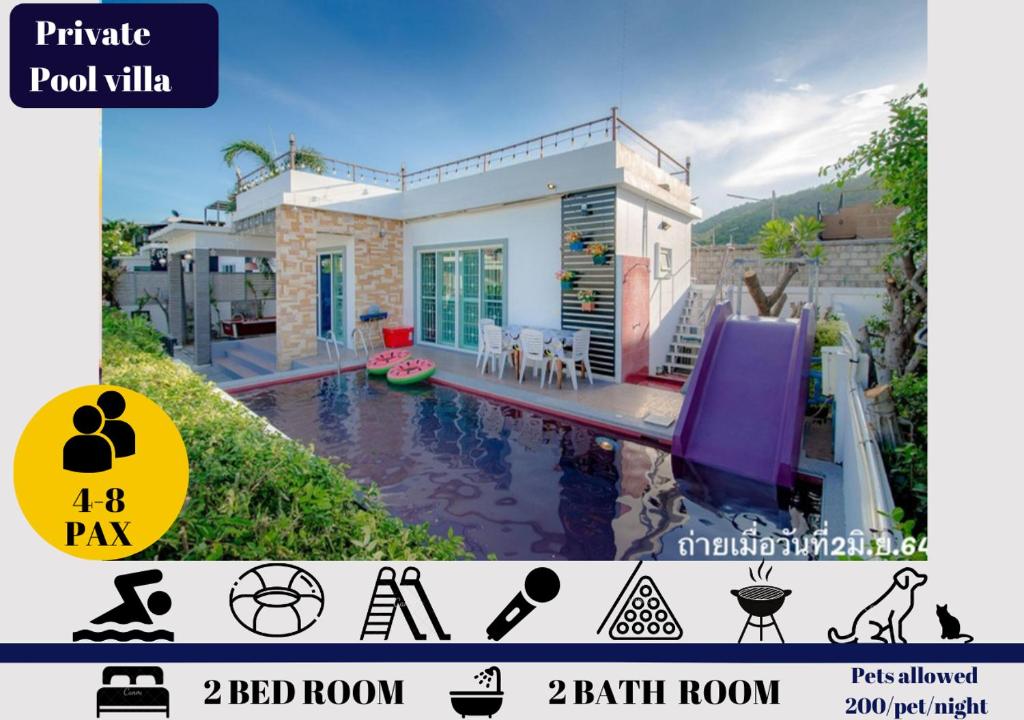 Little3 Hua-Hin Private Poolvilla from Beach 3KM