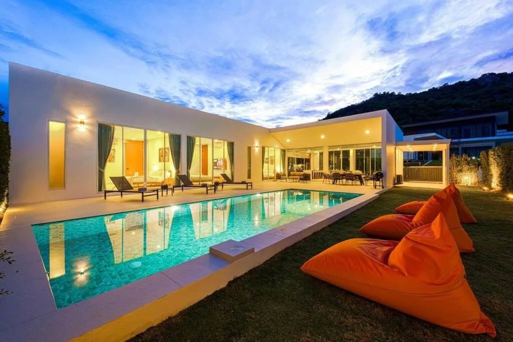 Modern 4 Bed Private Pool Villa - Kh-b6